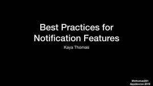 Best Practices for Notification Features