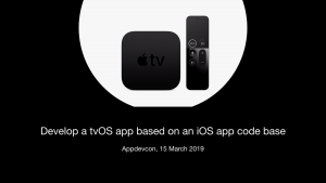 Develop a tvOS app based on an iOS app code base